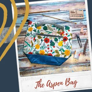 *Strawberry Fields*- Signature Zippered Knitting Project Bag