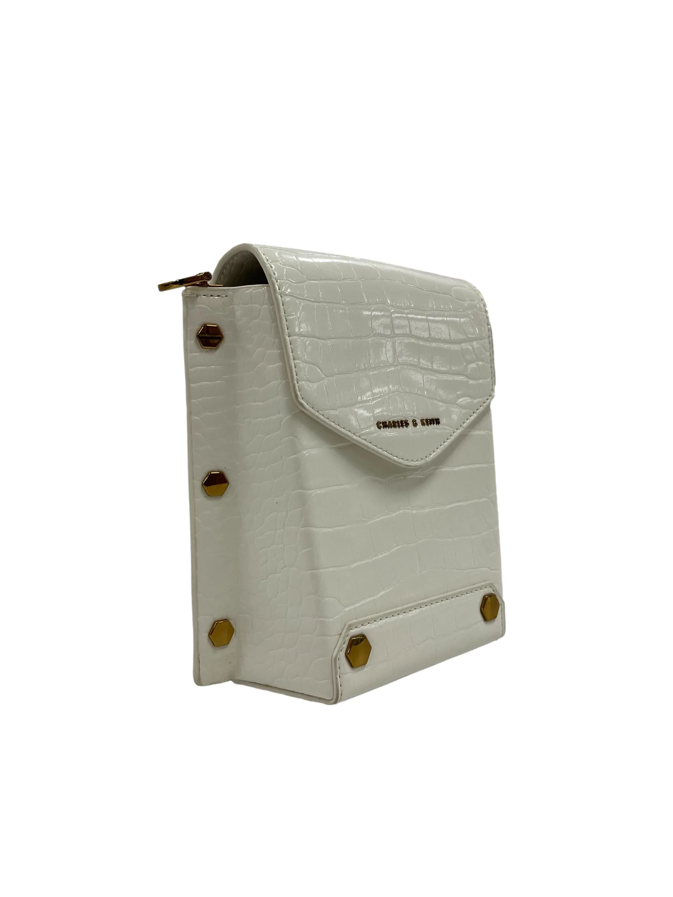 Stud Detail Chain Handle Bag