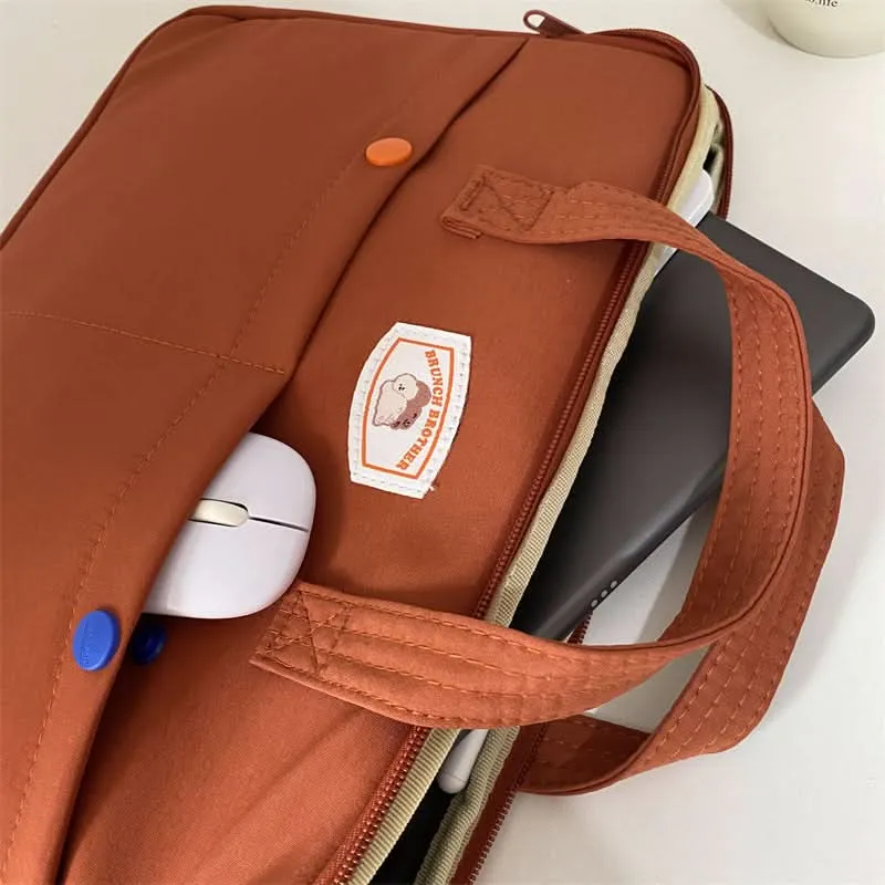 Stylish Nylon Laptop Tablet Bag 11-14 Inch