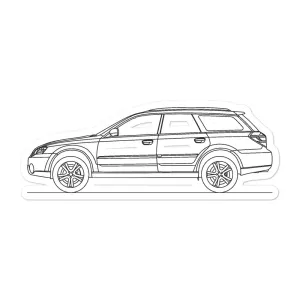 Subaru Outback Outline Sticker