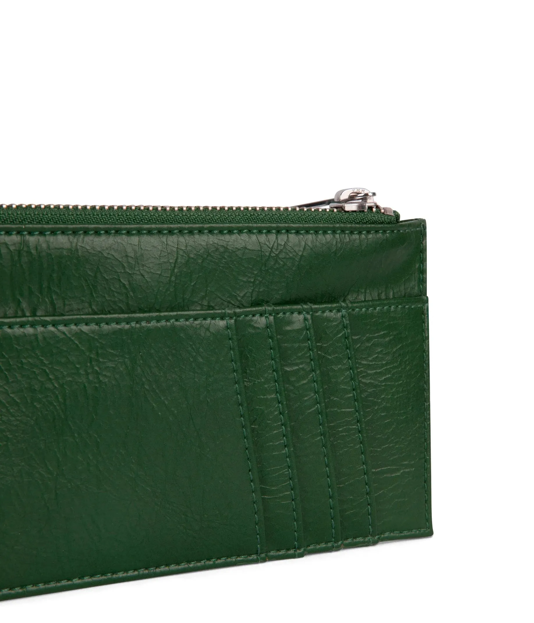 Sustainable Vegan Zip Top Card Case