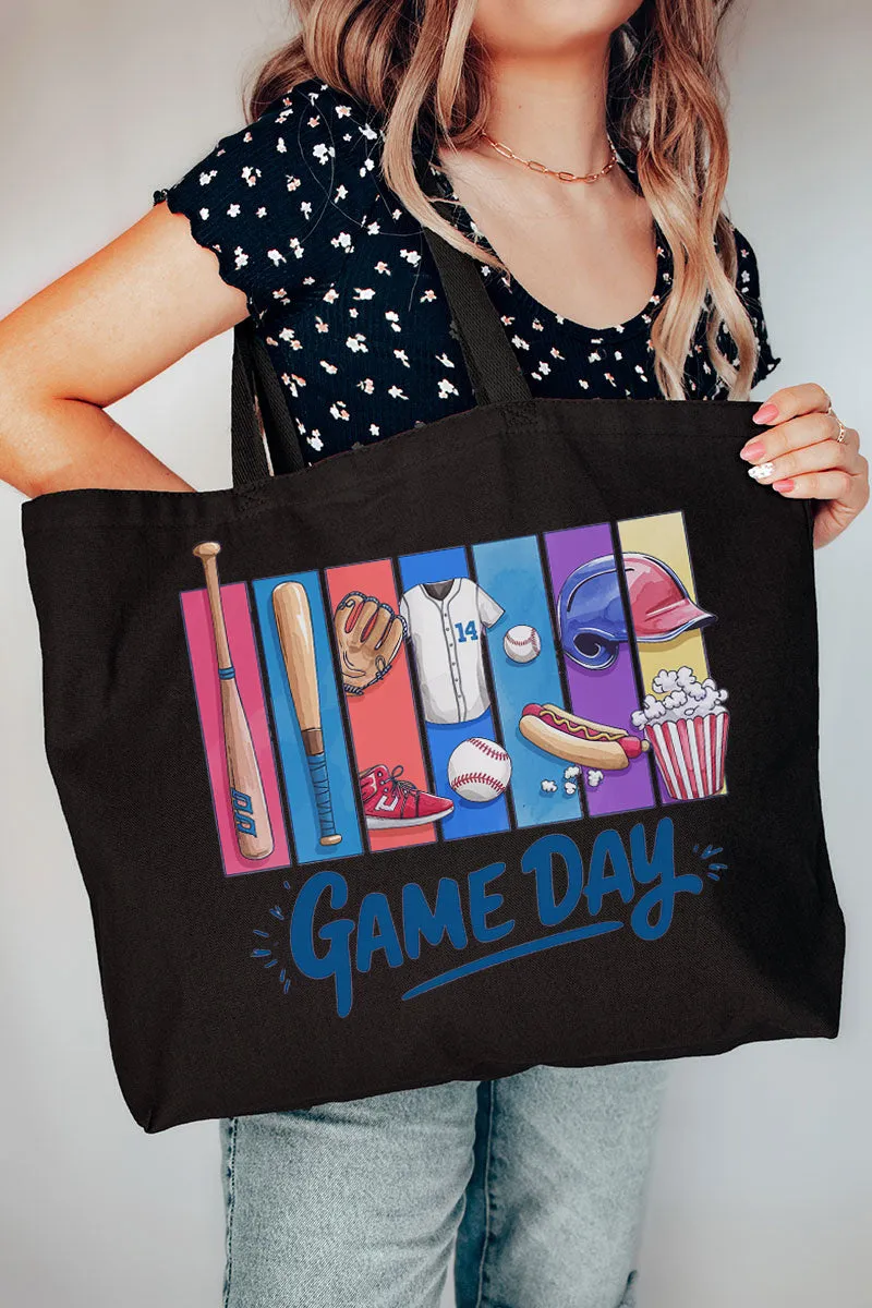 Swing Into Color Canvas Jumbo Tote