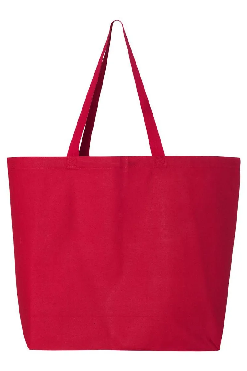 Swing Into Color Canvas Jumbo Tote