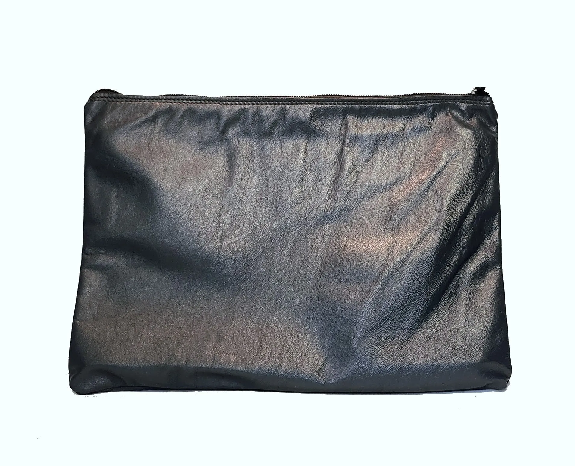 Tablet Sleeve in Blue Leather
