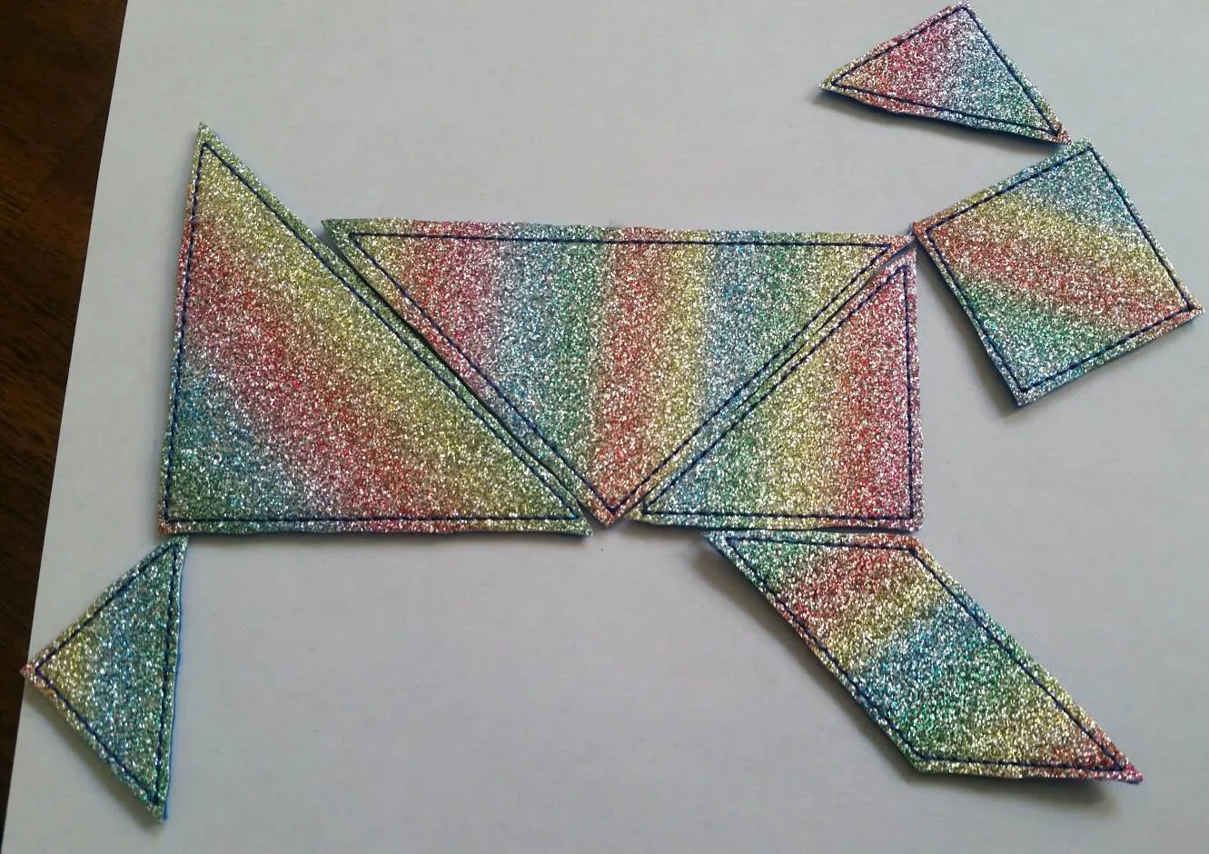 Tangram Game - Learn shapes - party favor - strategy - math game - problem solving - creativity - educational - learning - classroom - vinyl