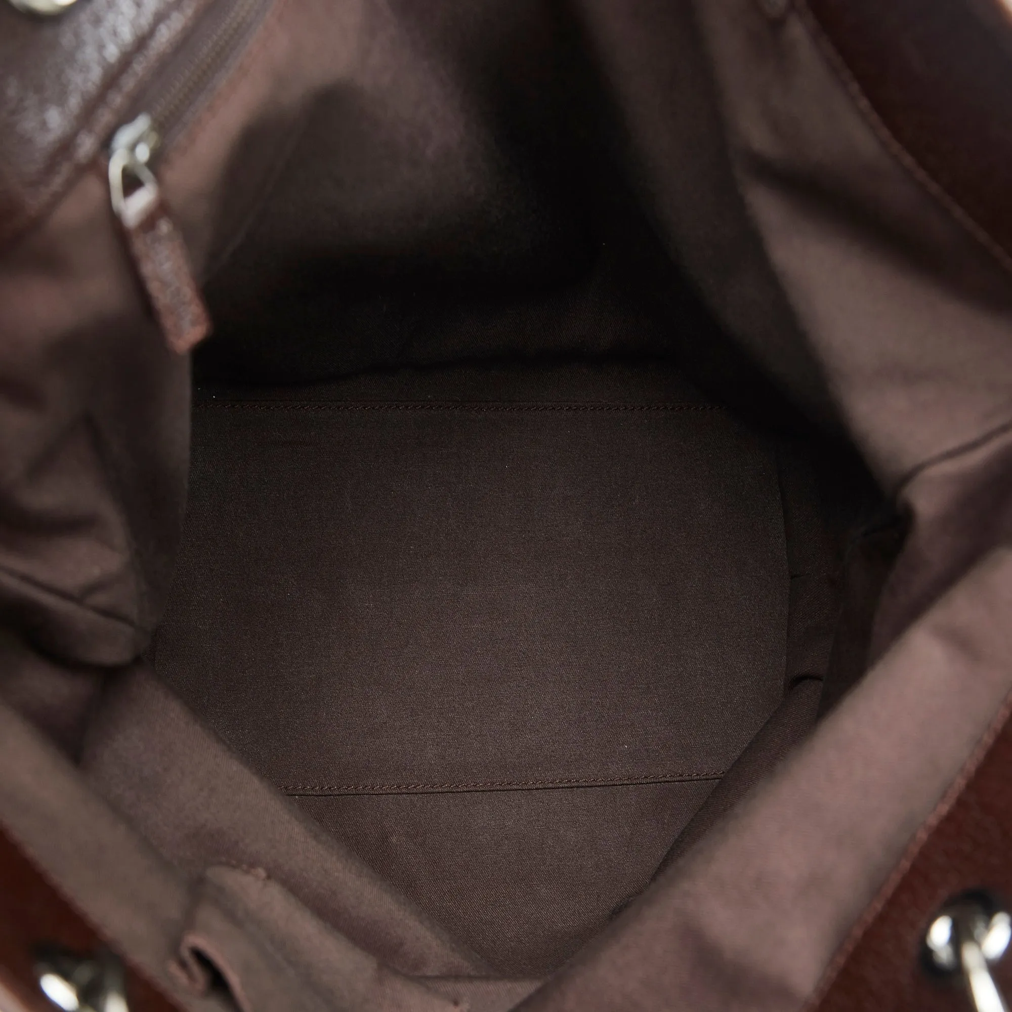 Taupe Gucci GG Canvas Eclipse Tote Bag