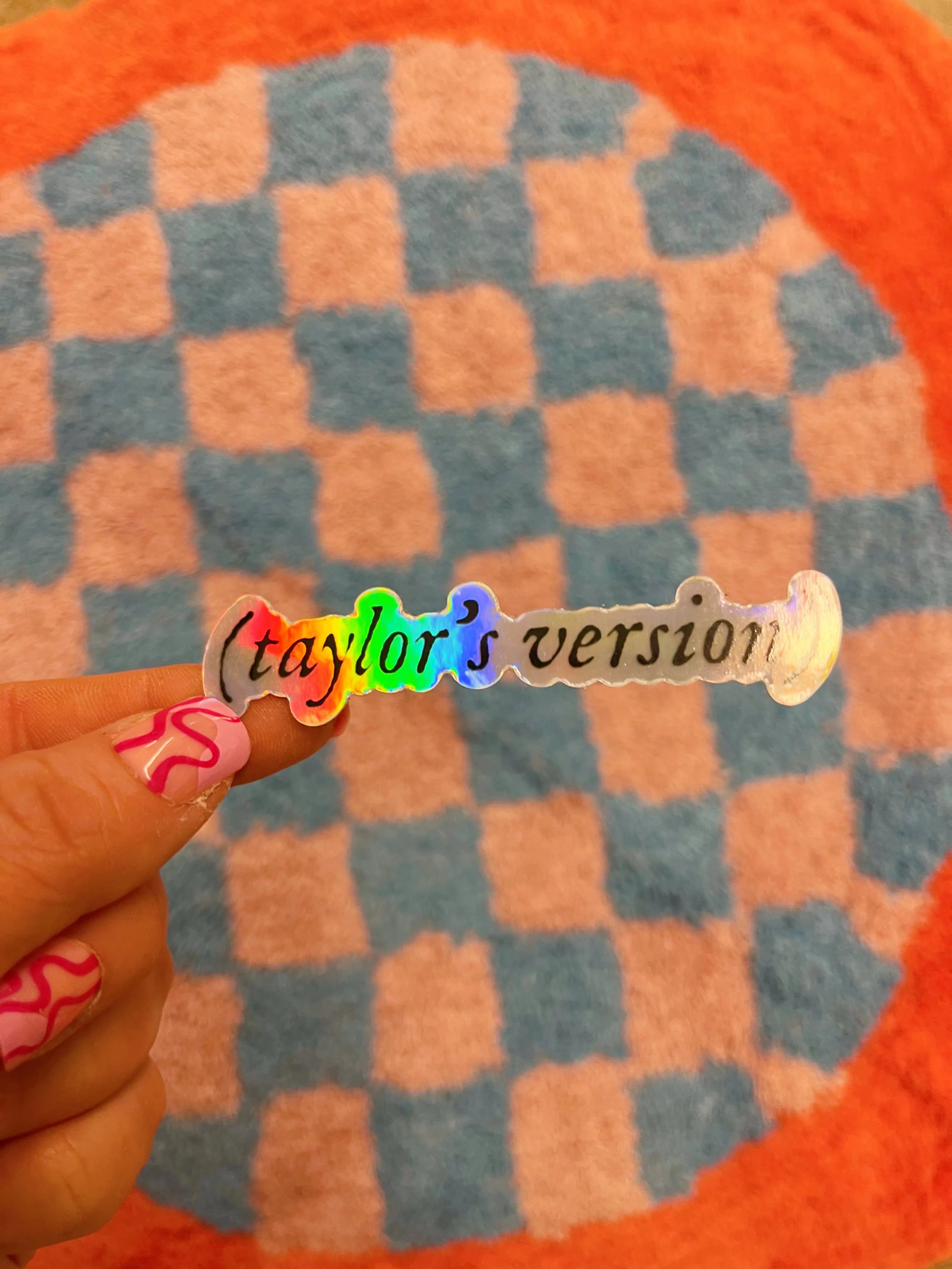 Taylor's Version - Holographic Taylor Swift Sticker: Single
