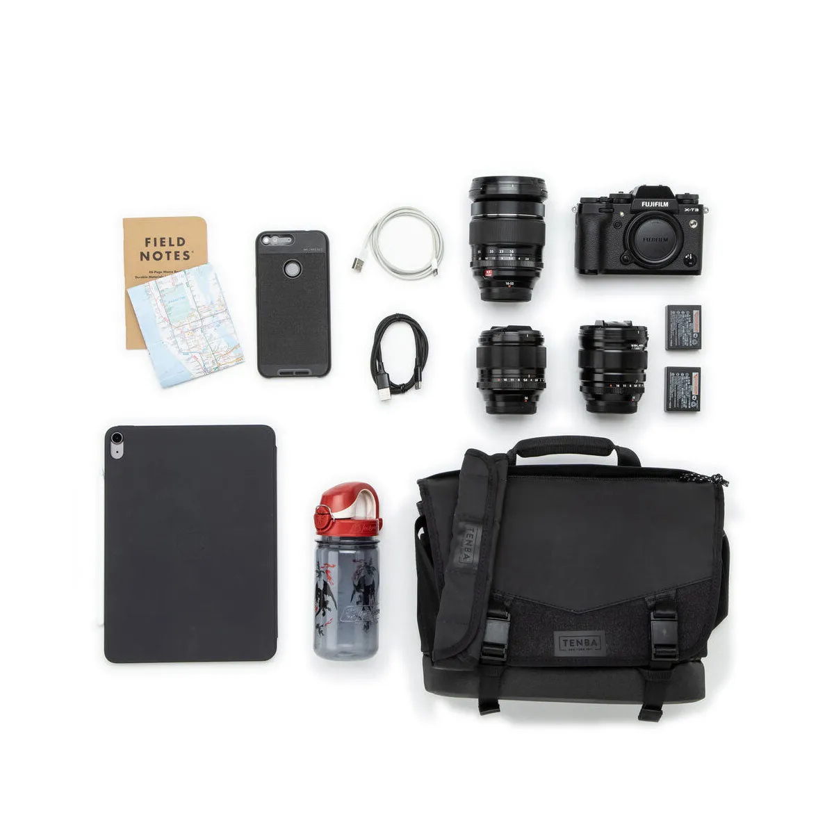 Tenba DNA 9 Black Messenger Bag