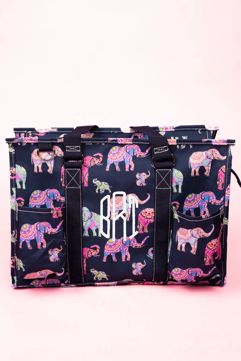 Thailand Tusks Utility Tote with Navy Trim