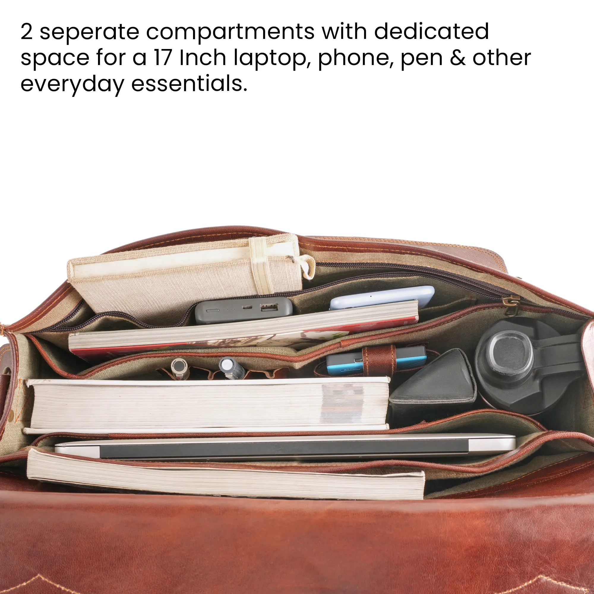 The BrownStone Vintage Leather Messenger
