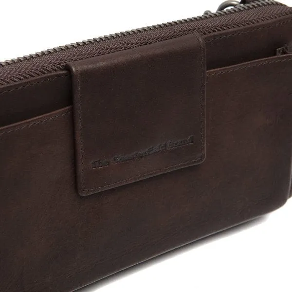 The Chesterfield Leather Phone Pouch Brown Taipei