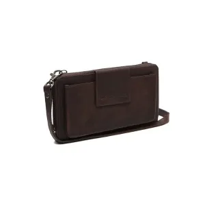 The Chesterfield Leather Phone Pouch Brown Taipei
