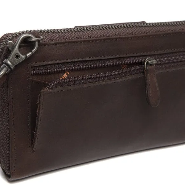 The Chesterfield Leather Phone Pouch Brown Taipei