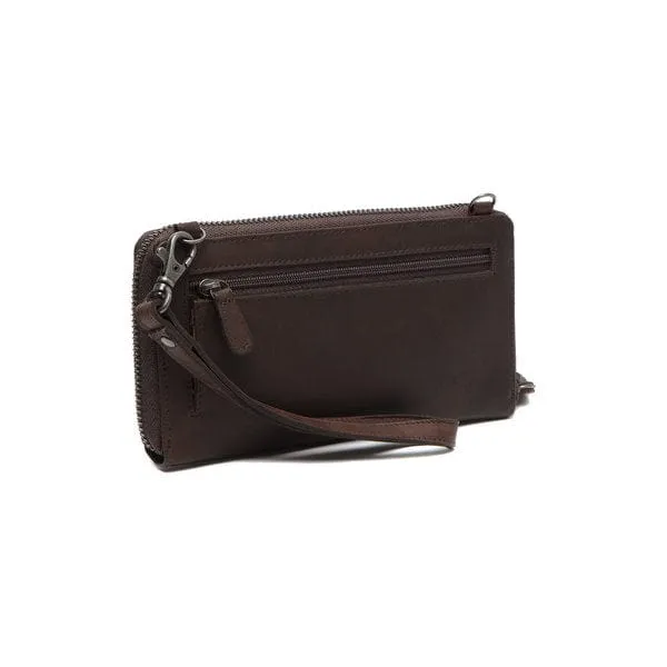 The Chesterfield Leather Phone Pouch Brown Taipei