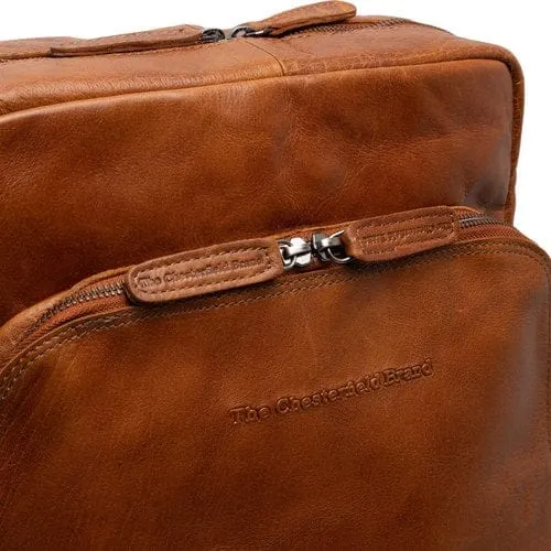 The Chesterfield Mack Leather Backpack Cognac