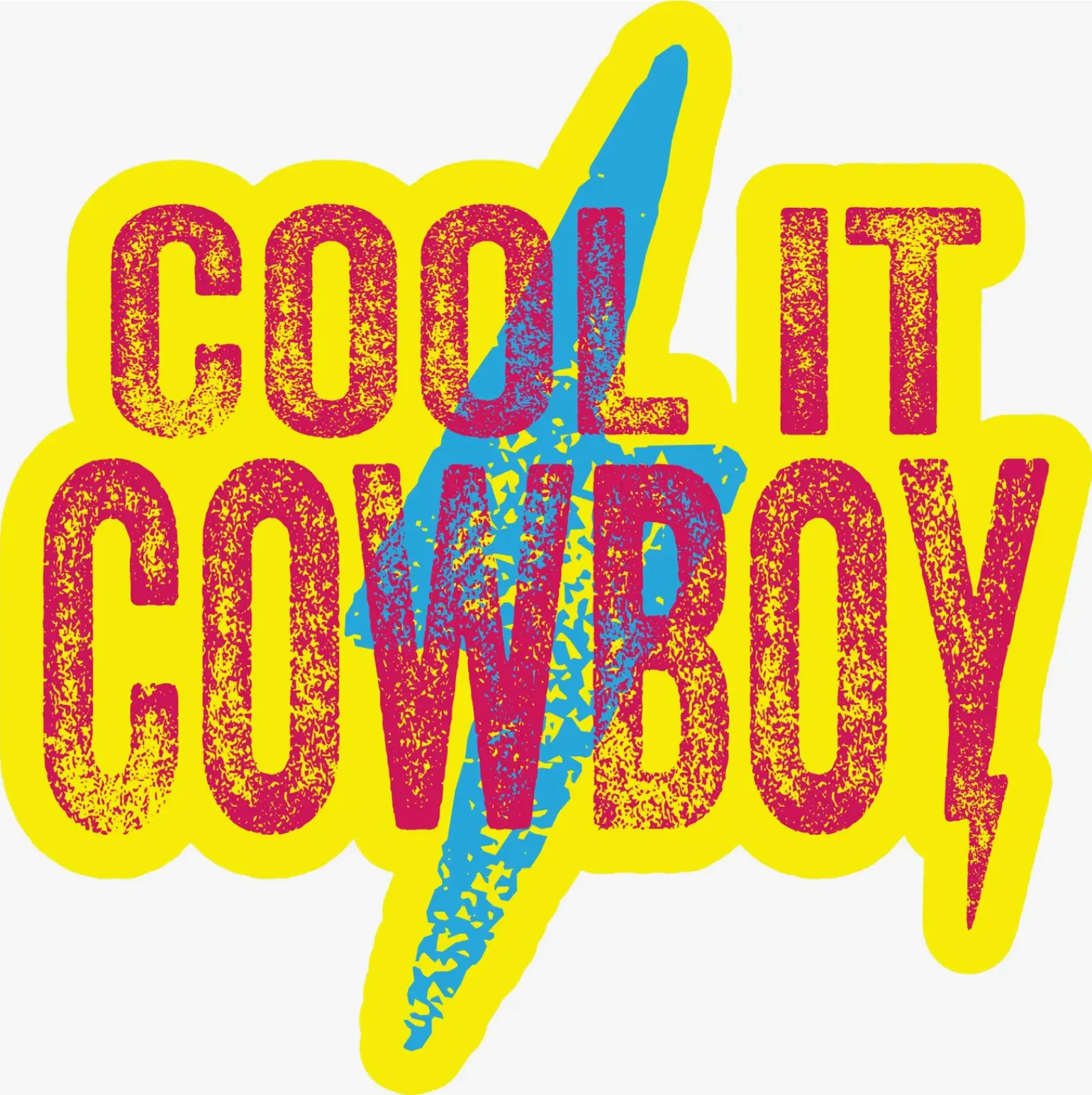 The Cool It Cowboy Sticker