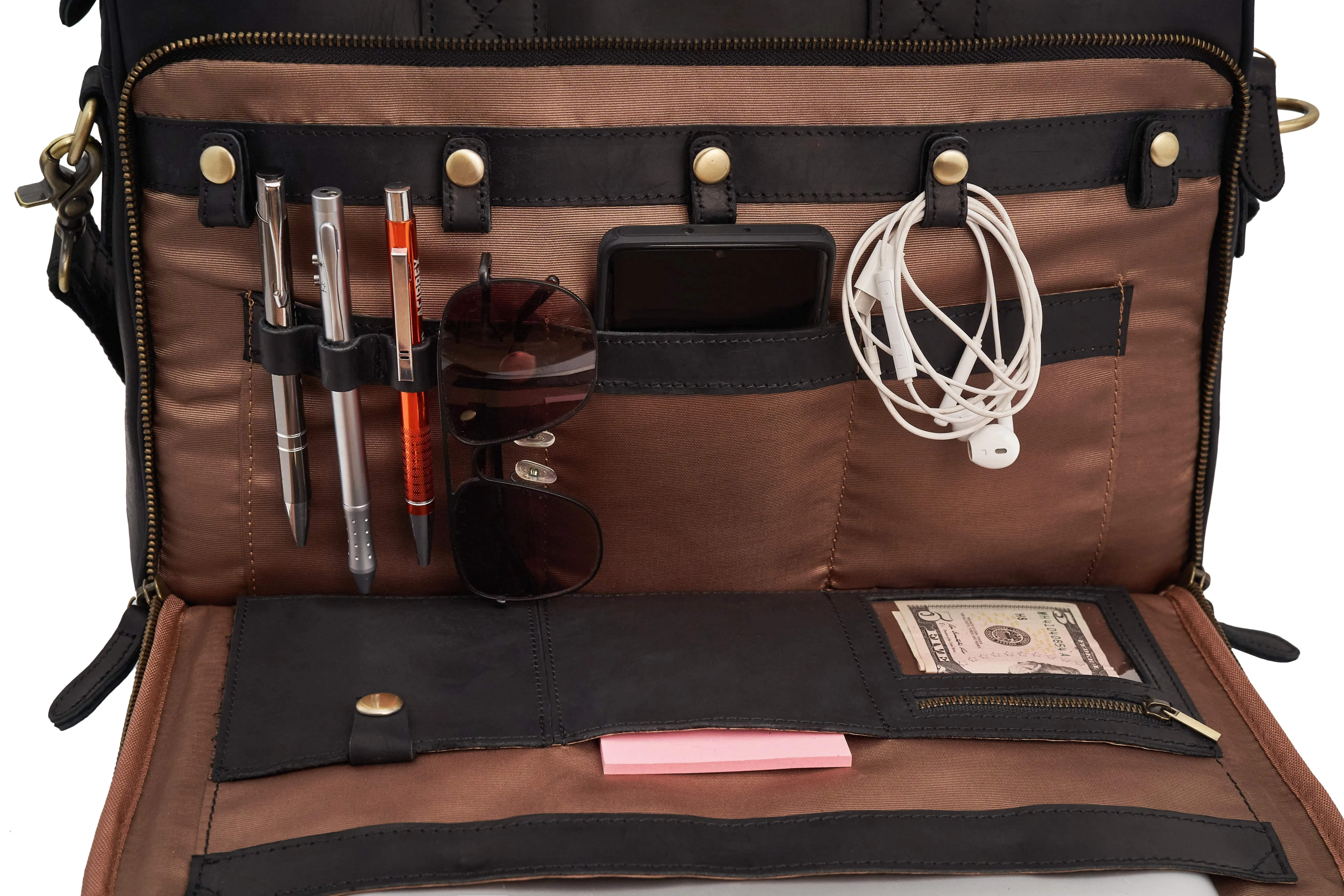The Executive Leather Laptop Bag