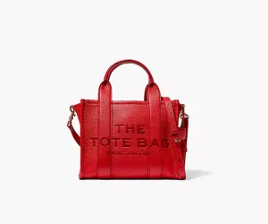 THE
LEATHER SMALL TOTE BAG