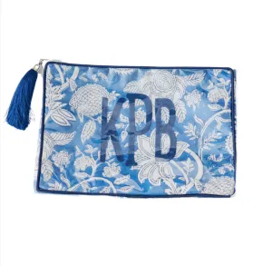The OG India Bag - Blue / Navy - Monogrammed