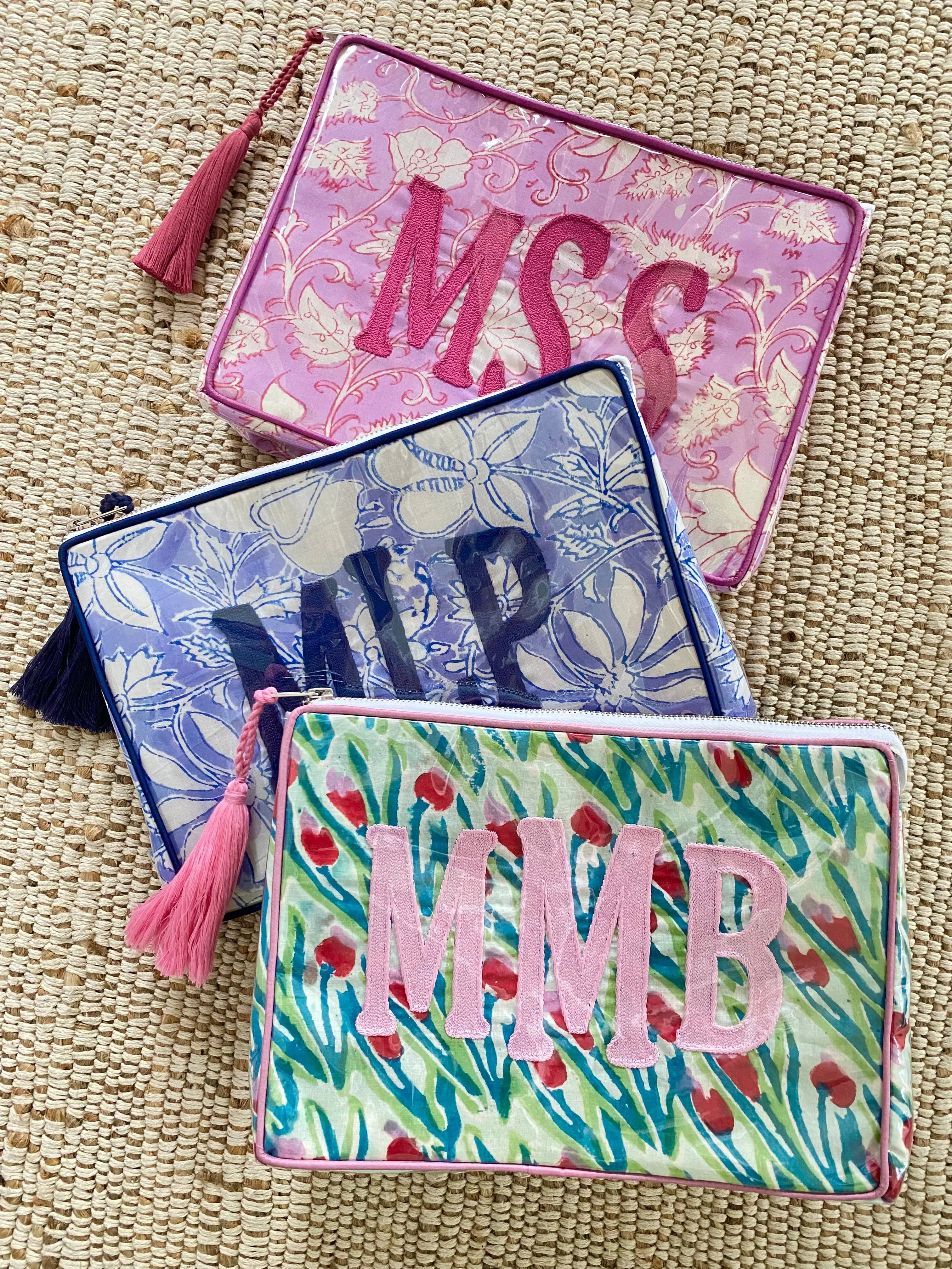 The OG India Bag - Lilac / Eggplant - Monogrammed