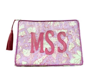 The OG India Bag - Lilac / Eggplant - Monogrammed