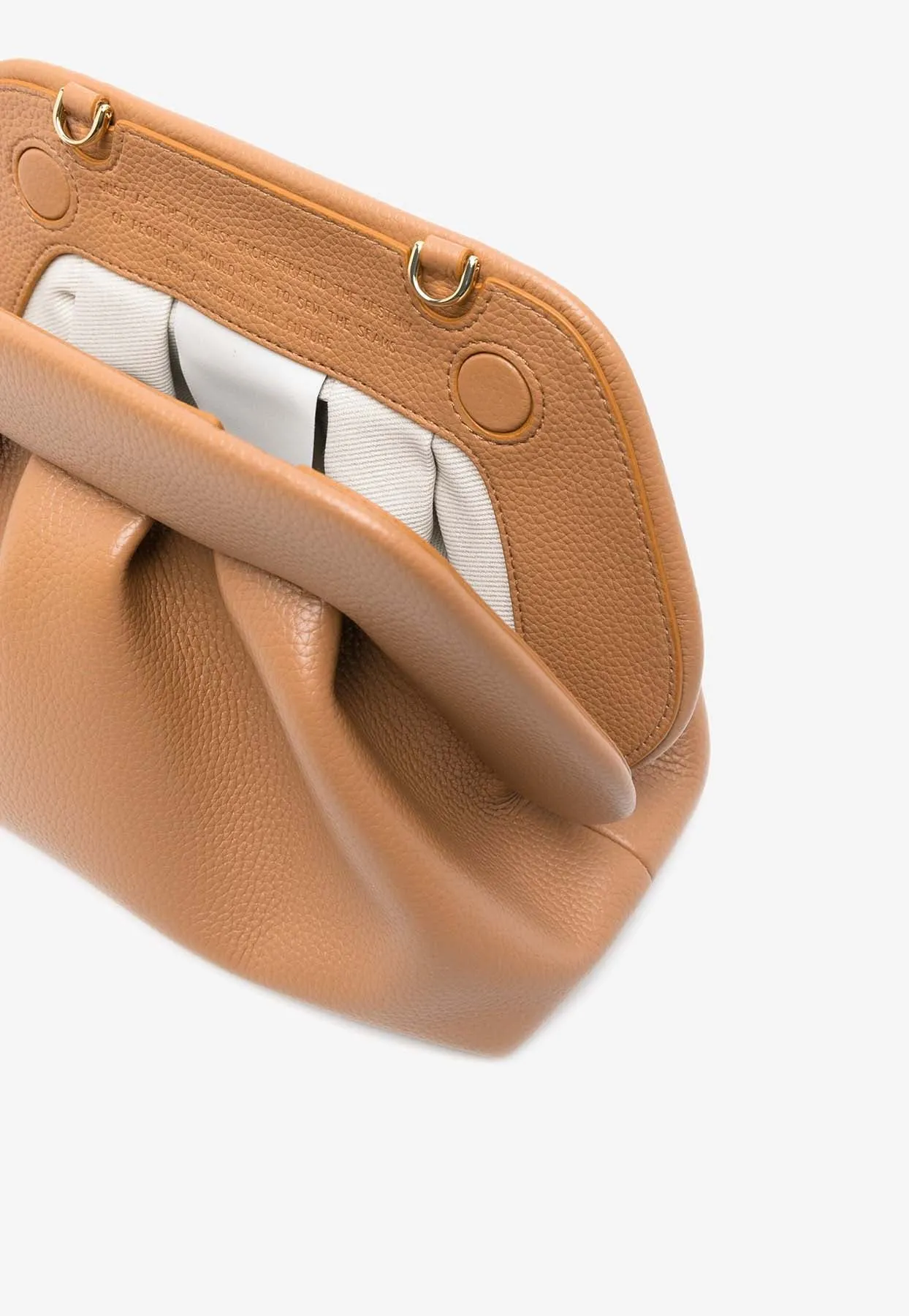 Tia Faux Leather Clutch Bag
