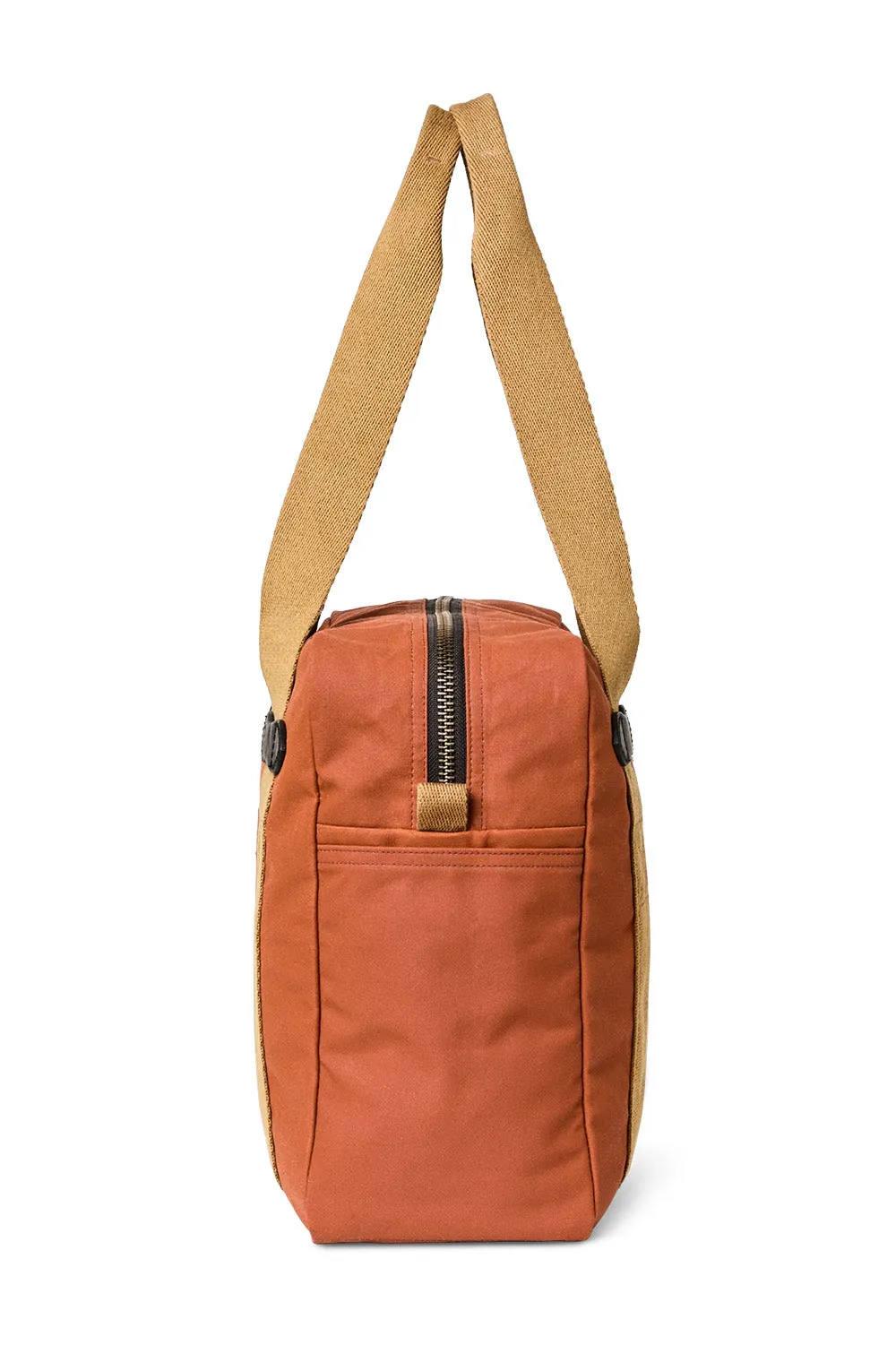 TIN CLOTH ZIPPER TOTE Rust