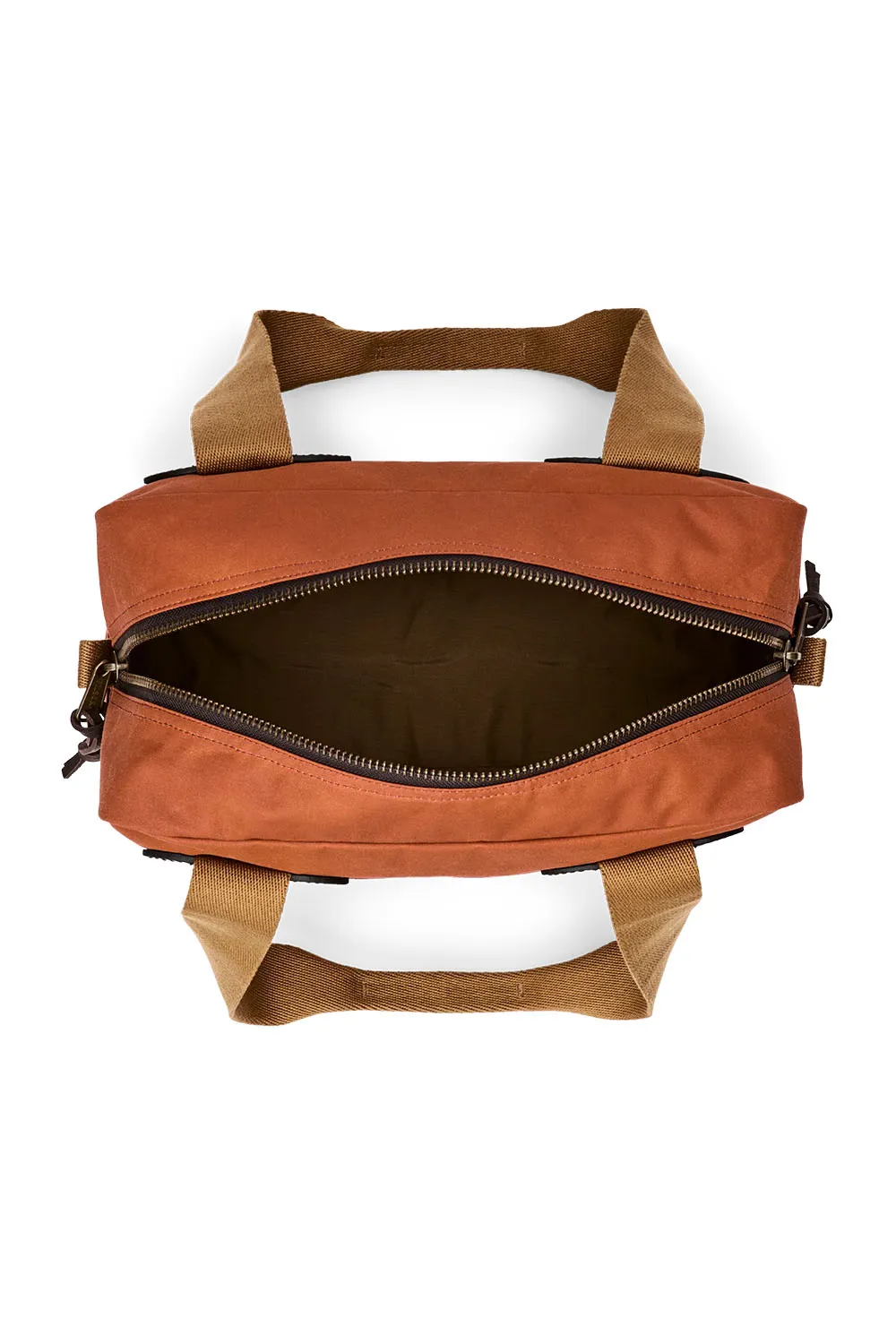 TIN CLOTH ZIPPER TOTE Rust