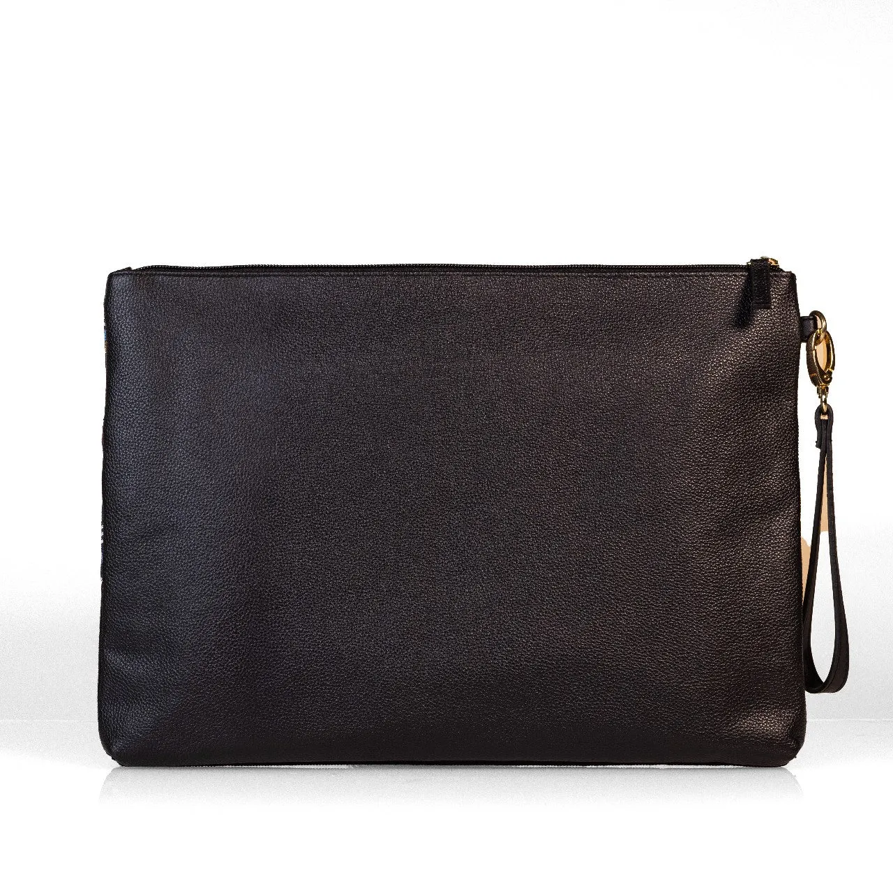 Tise Aso-Oke   Leather Laptop Sleeve - Multi