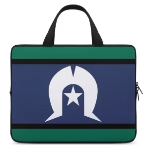 Torres Strait Flag on Laptop Case for Your Device