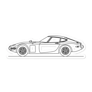 Toyota 2000GT Silhouette Sticker