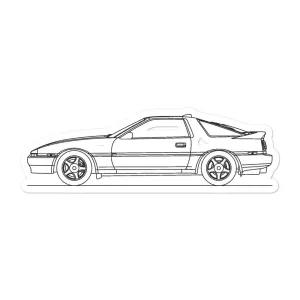 Toyota Supra A70 Outline Sticker