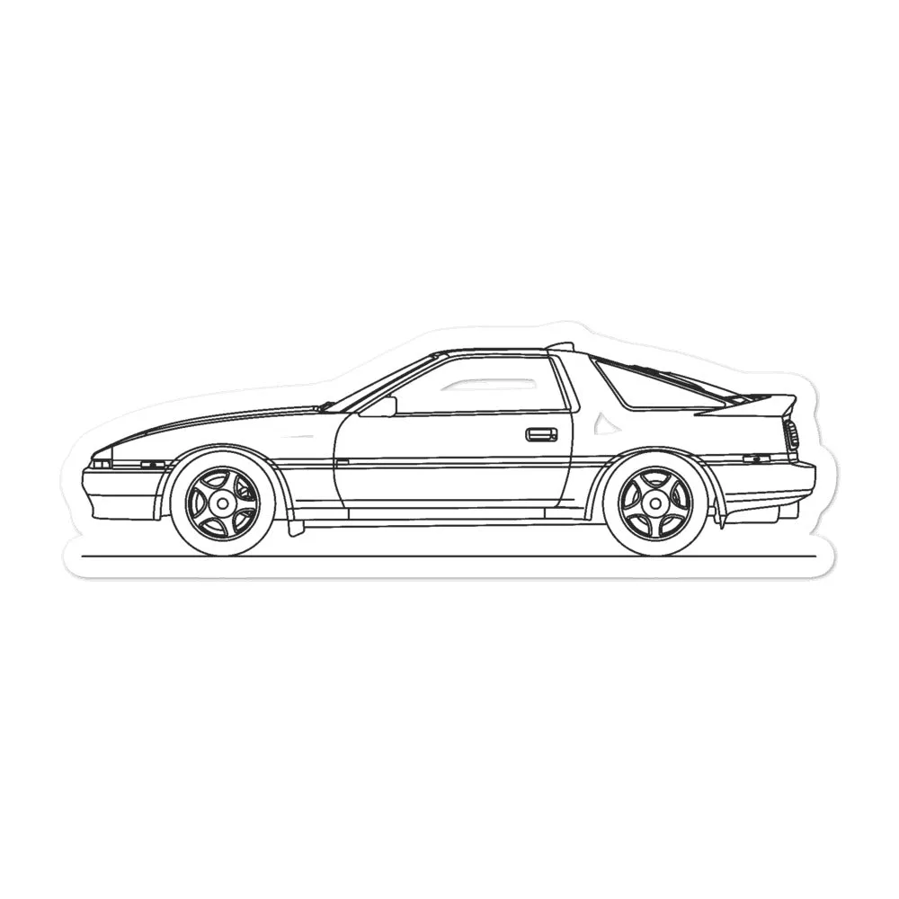 Toyota Supra A70 Outline Sticker