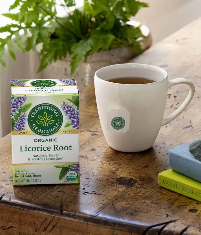 Traditional Medicinals - Organic Licorice Root Tea, 16 Bags