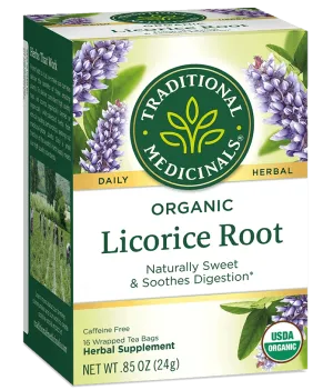 Traditional Medicinals - Organic Licorice Root Tea, 16 Bags