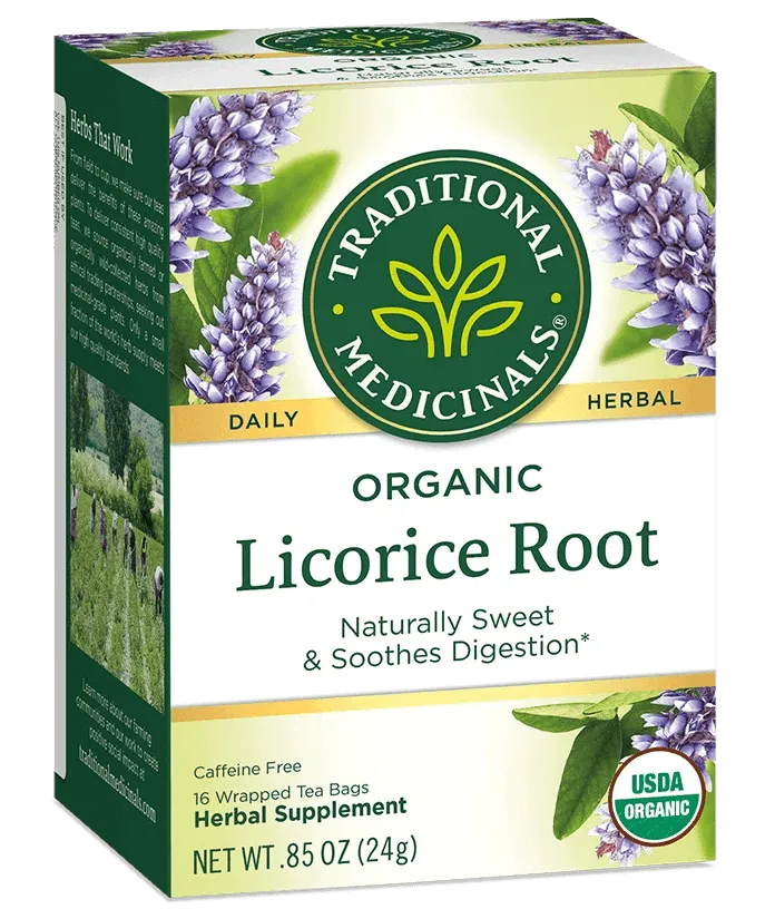 Traditional Medicinals - Organic Licorice Root Tea, 16 Bags