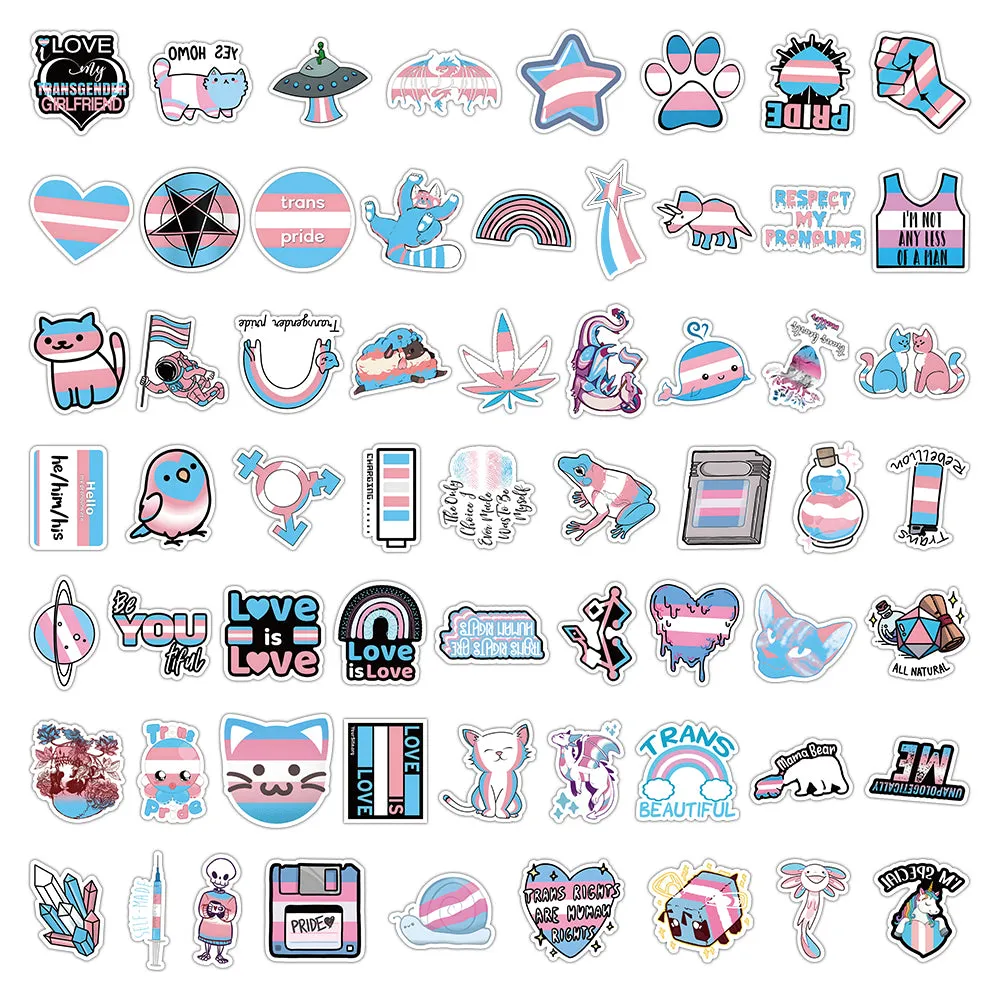 Transgender-Themed Decal Stickers
