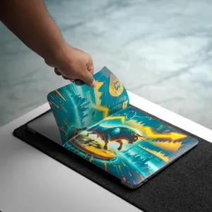 Transparent Bull Trading Laptop Skin