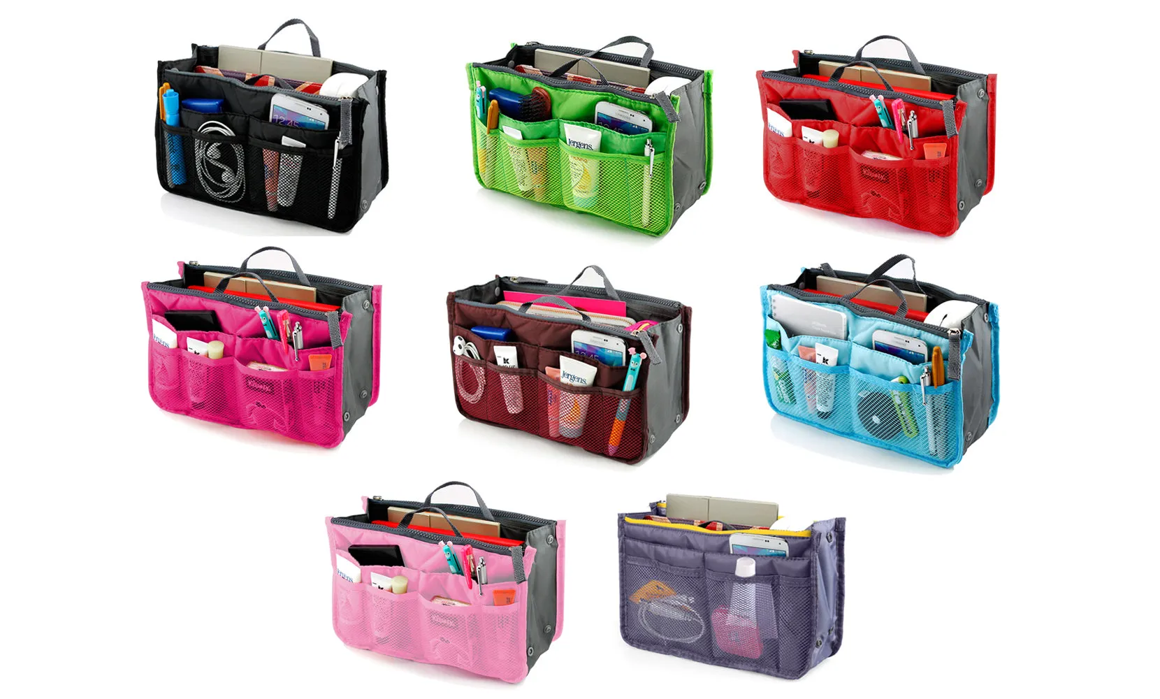 Travel Tote Handbag/Purse Insert Cosmetic Organizer