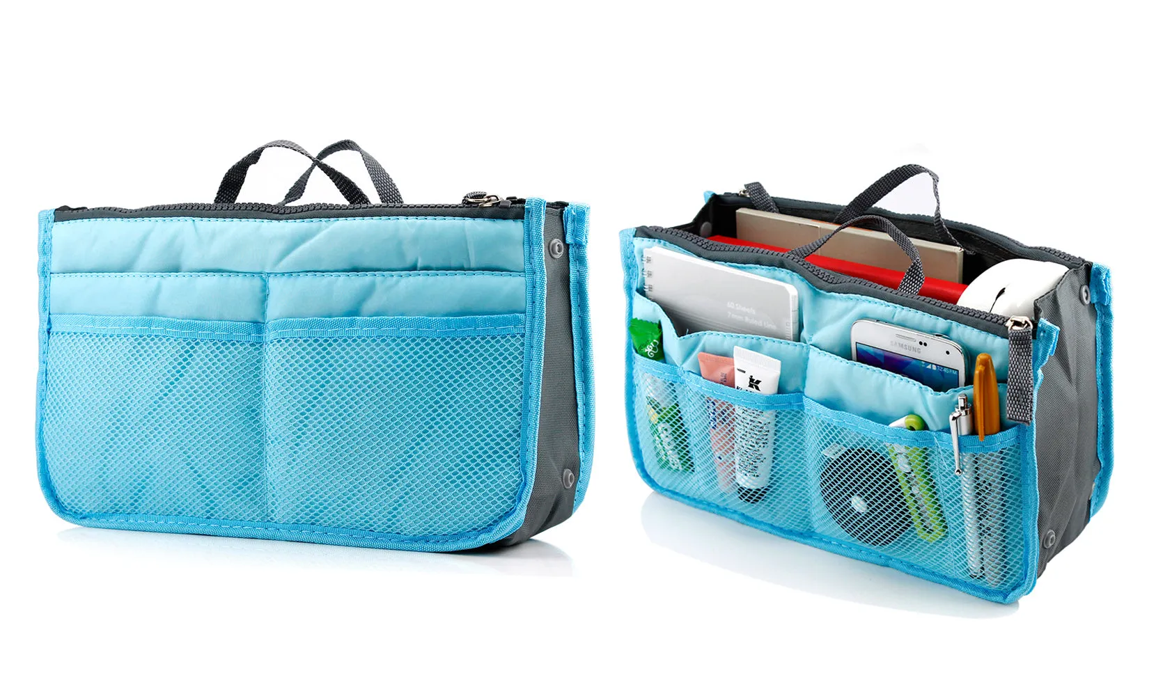 Travel Tote Handbag/Purse Insert Cosmetic Organizer