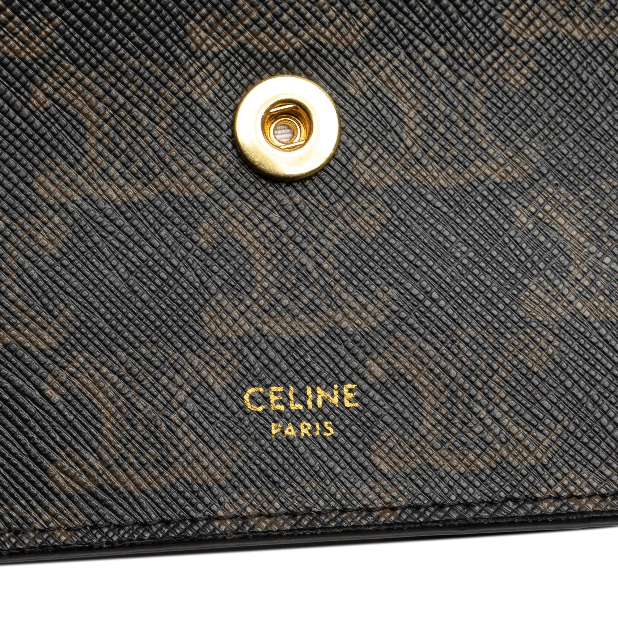 Triomphe Wallet On Strap