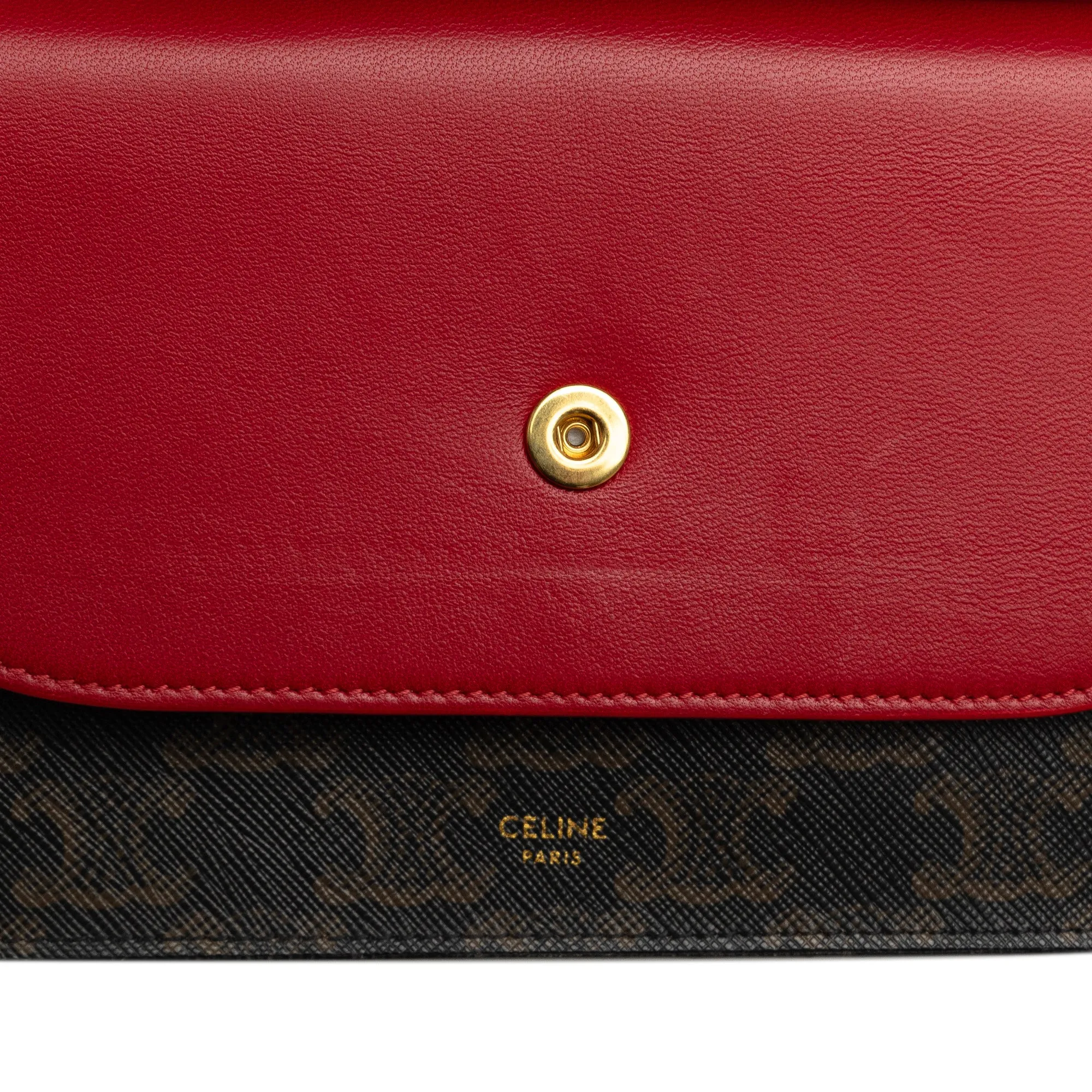 Triomphe Wallet On Strap