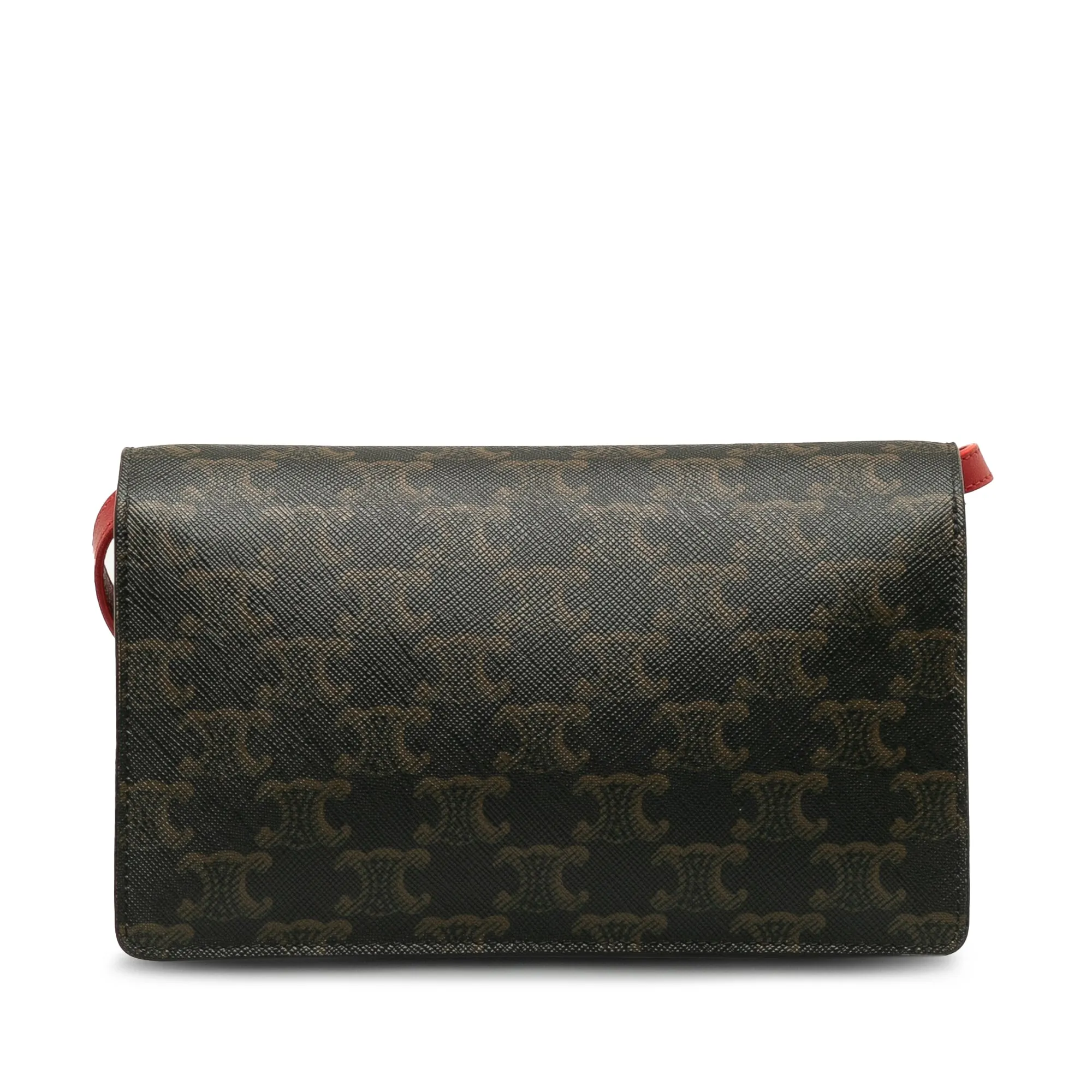 Triomphe Wallet On Strap