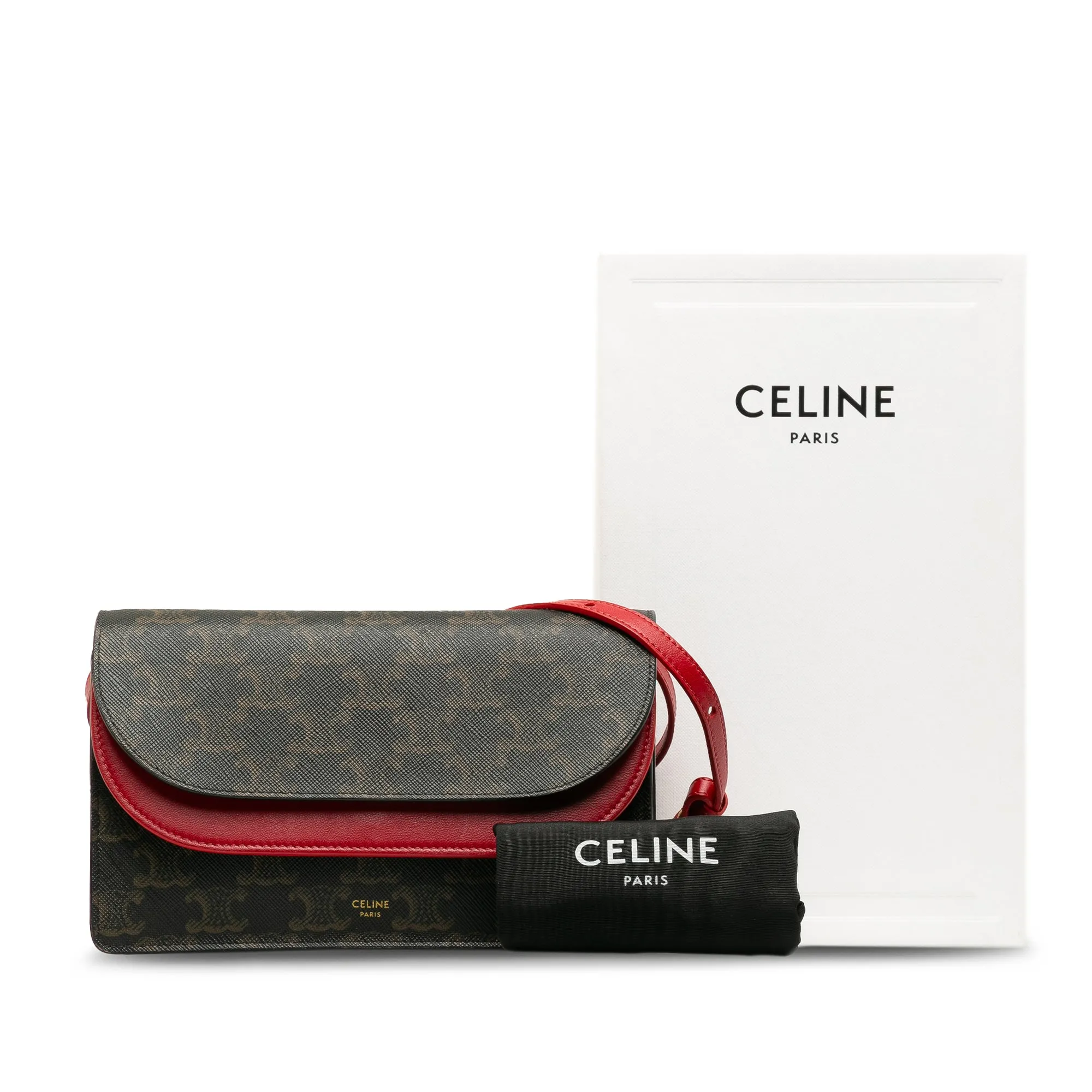 Triomphe Wallet On Strap