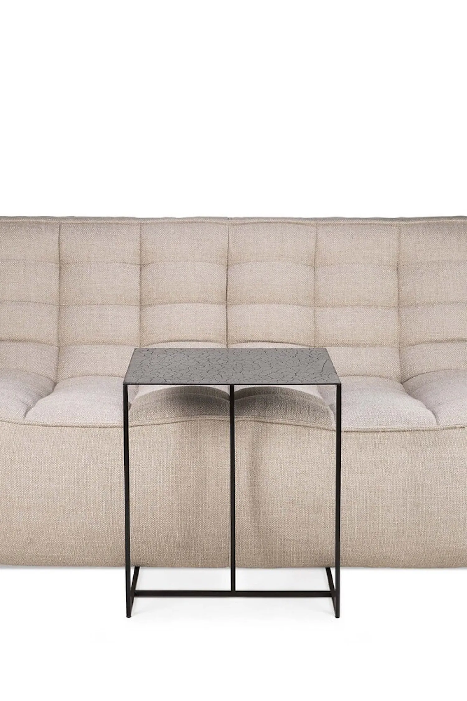 Triptic Side Table - Lava - Taupe