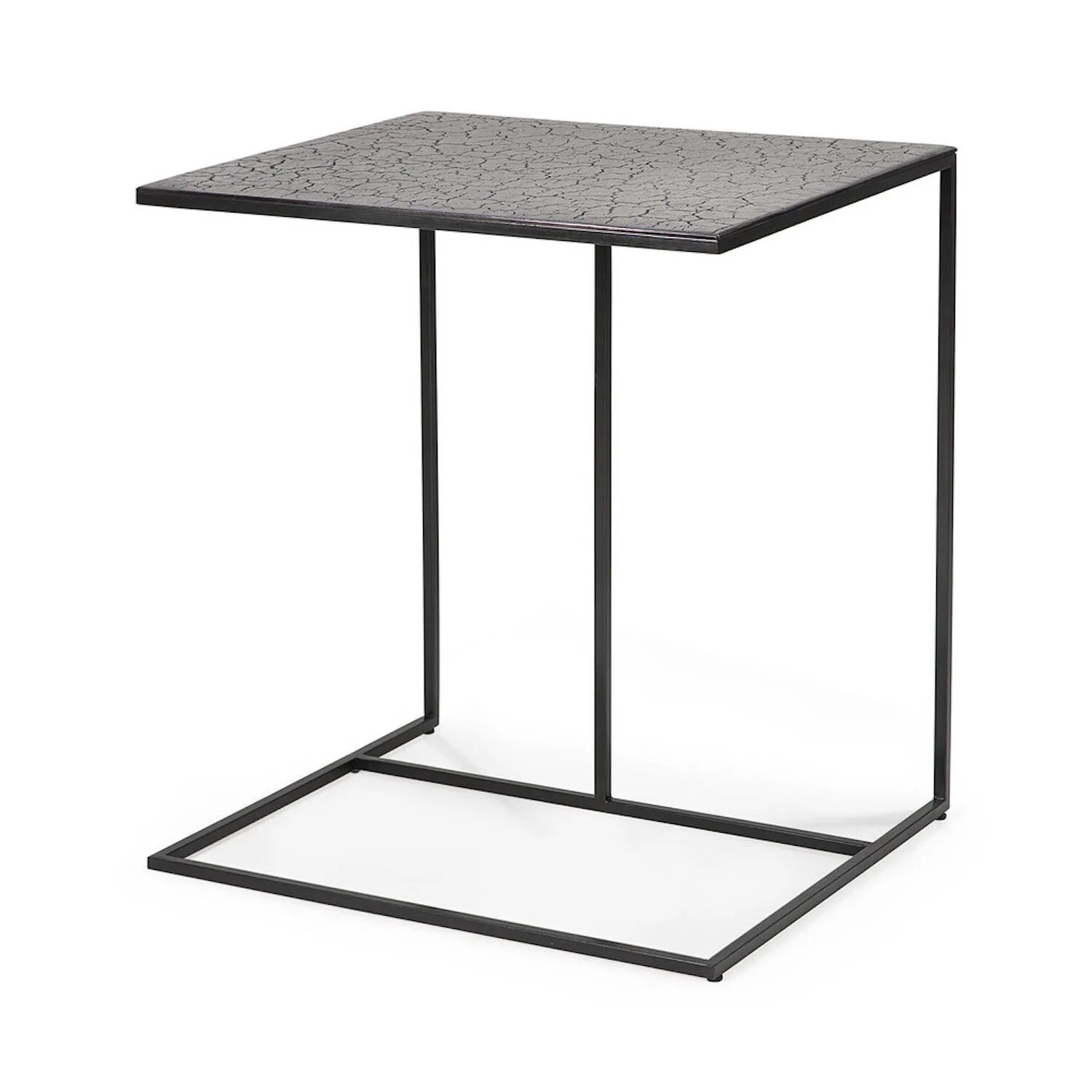 Triptic Side Table - Lava - Taupe