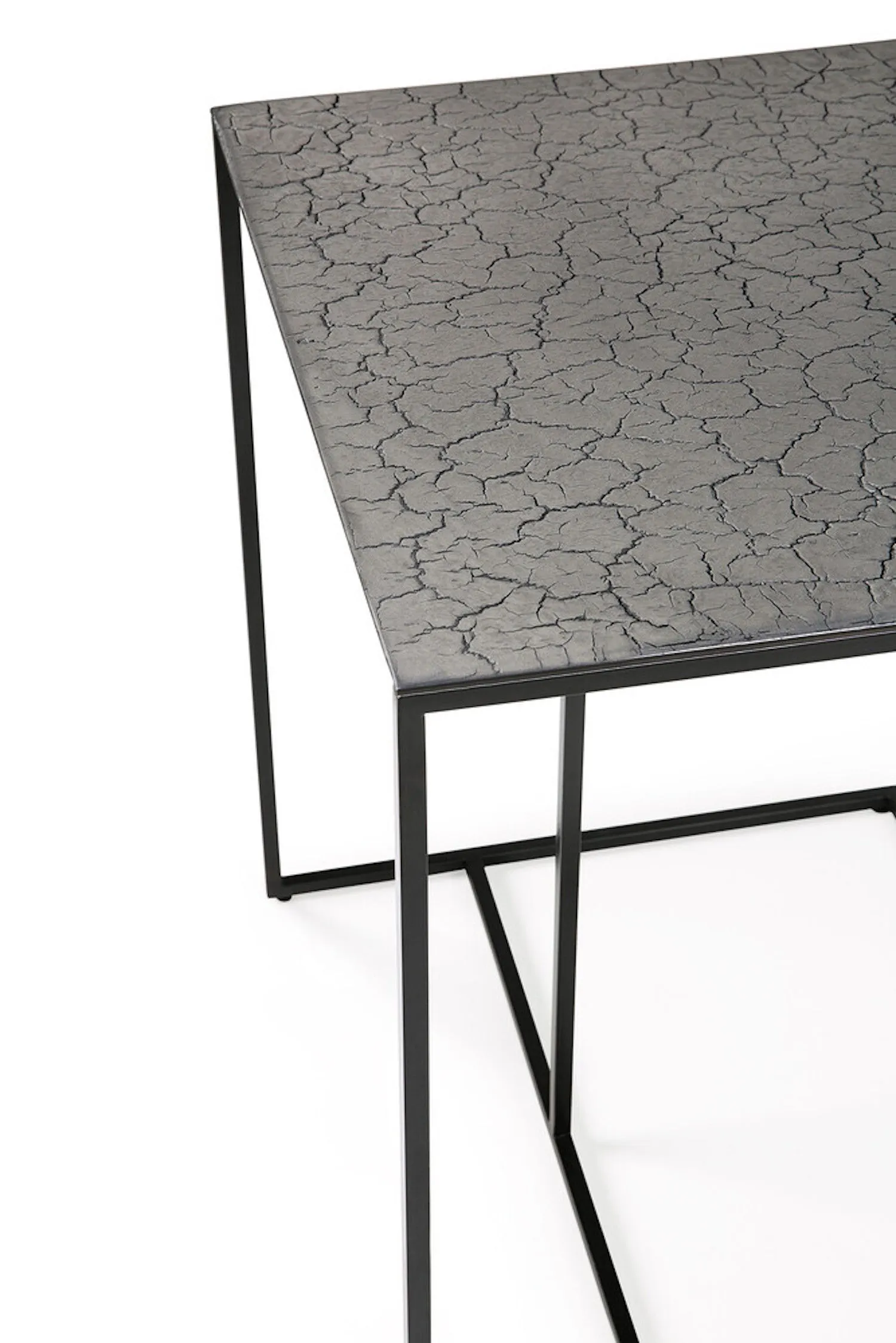 Triptic Side Table - Lava - Taupe