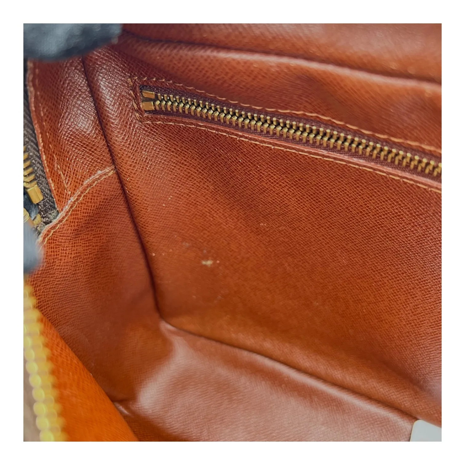 Trocadero Crossbody Bag Brown in Monogram Coated Canvas, Gold hardware