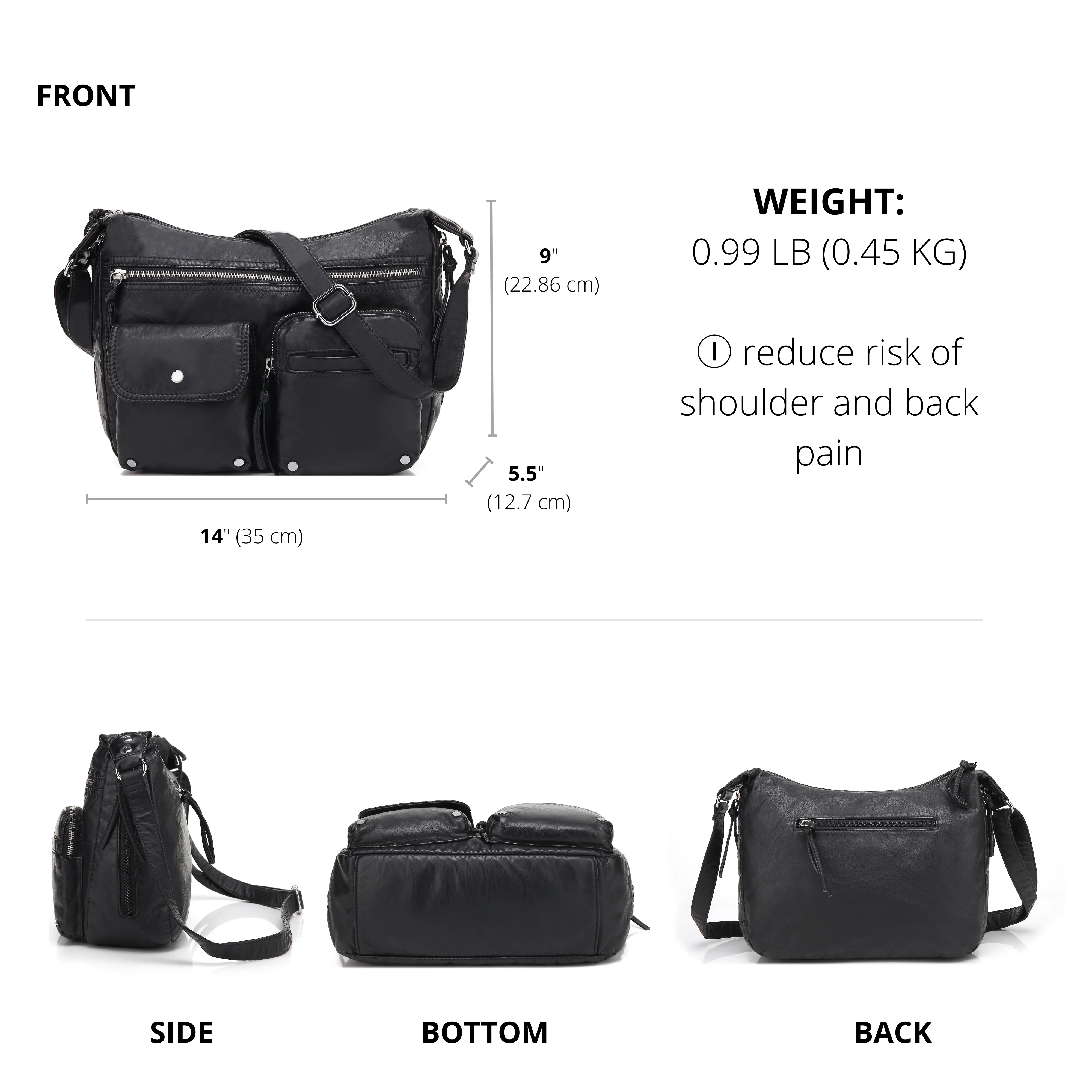 Ultra Soft Medium Crossbody, Shoulder Bag H1800