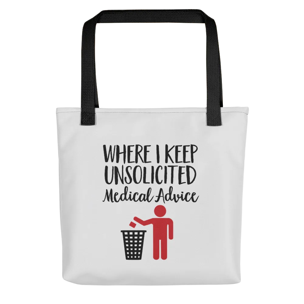 Unsolicited Medical Advice (Tote Bag) Standing Version